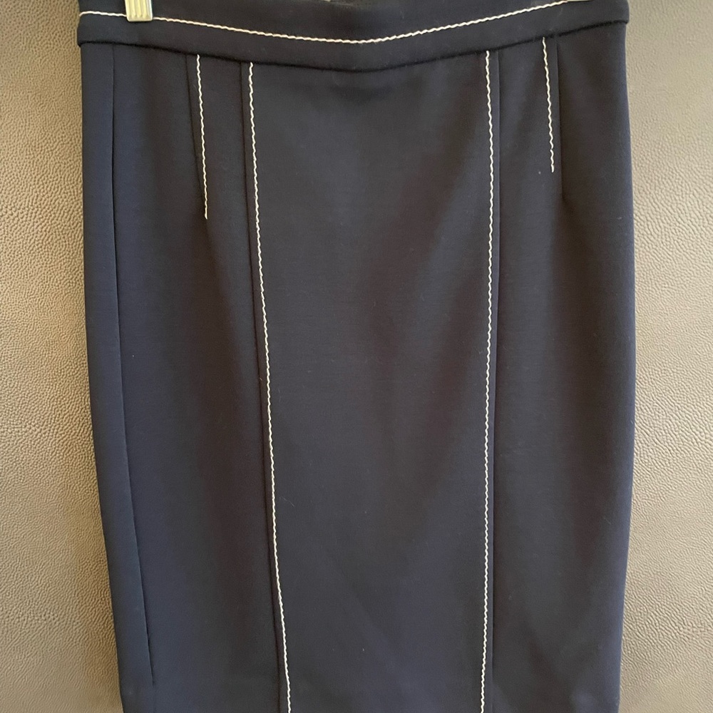 Loft Navy Pencil Skirt